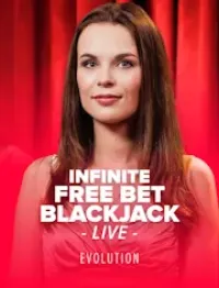 infinite free bet blackjack logo
