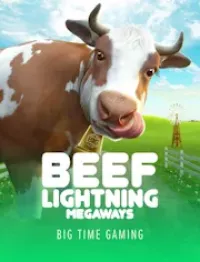 beef lightning megaways game logo